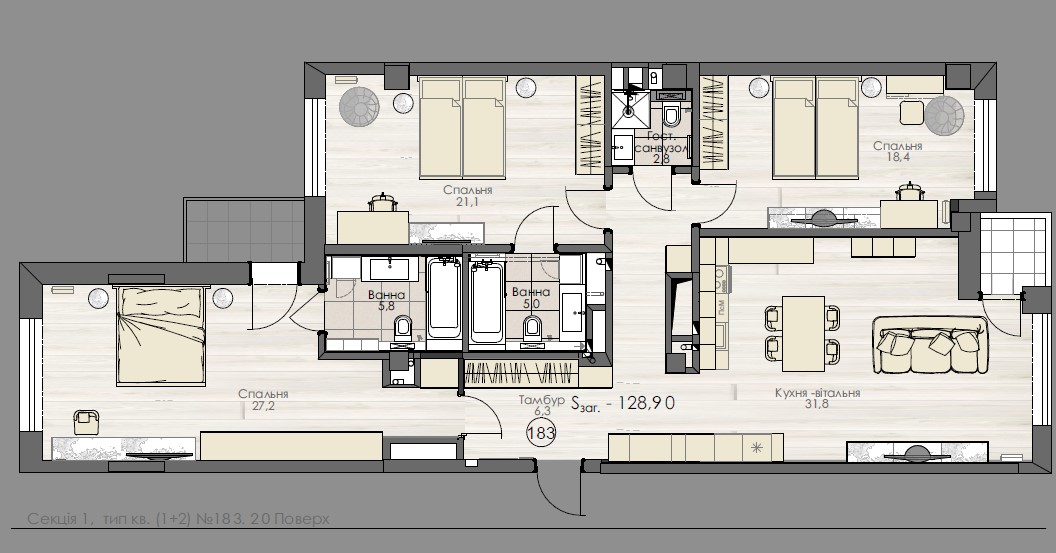 183 - apartment plan