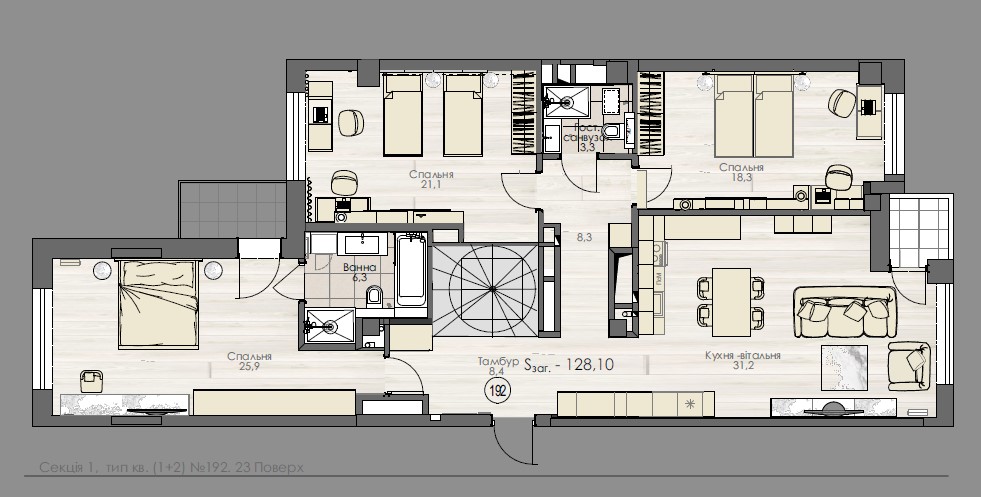 192 - apartment plan